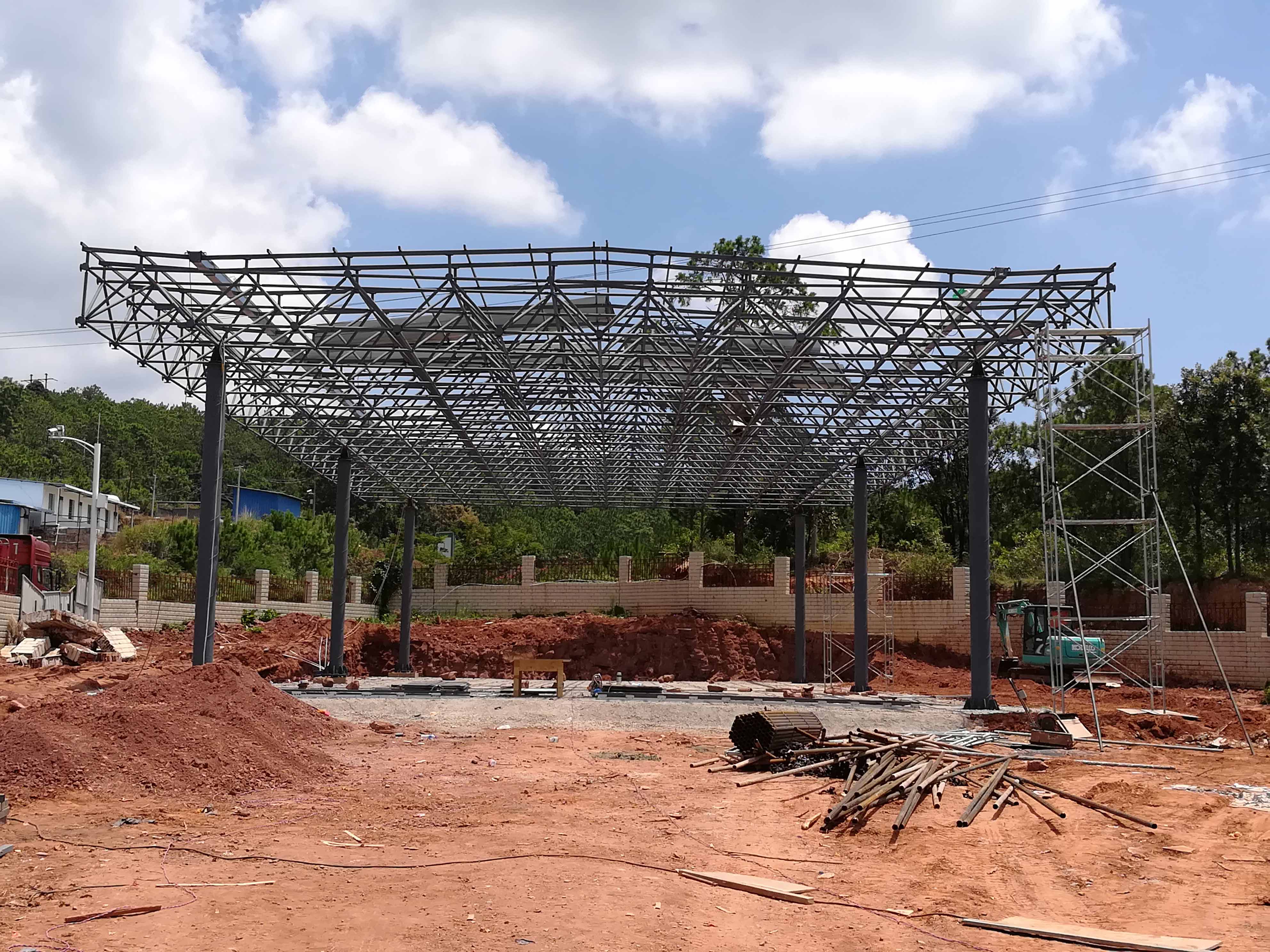 西昌加油站网架屋面