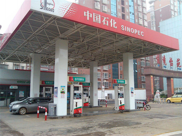 西昌加油站钢结构网架案例4
