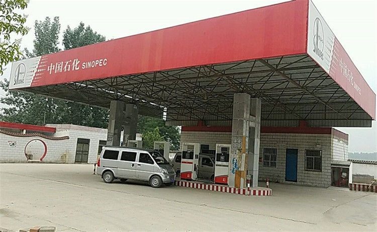 西昌加油站钢结构网架案例5